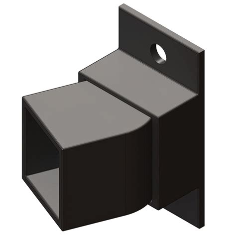 steel fence mounting brackets